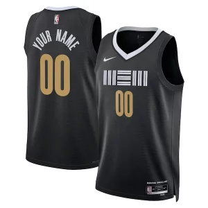 Magnífico Fantástico Lujoso Memphis Grizzlies Nike Unisex 2023/24 Custom Swingman Jersey Black City Edition