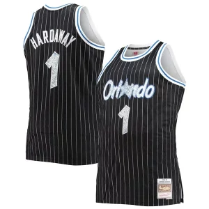Original Penny Hardaway Orlando Magic Big & Tall 1994/95 NBA 75th Anniversary Diamond Swingman Jersey Black