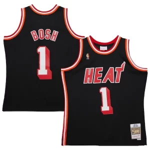 Genial Exquisito Magnífico Chris Bosh Miami Heat 2013/14 Hardwood Classics Swingman Jersey Black