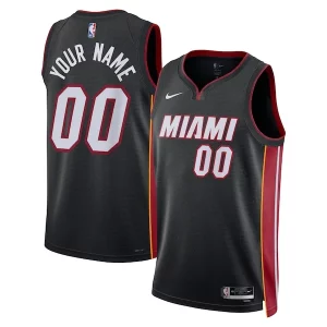 Versátil Comodo Cool Miami Heat Nike Unisex Swingman Custom Jersey Black Icon Edition