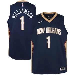 Duradero Genial Zion Williamson New Orleans Pelicans Nike Youth Swingman Jersey Icon Edition Navy/White