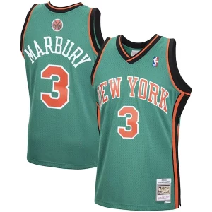 Cool Versátil Perfecto Stephon Marbury New York Knicks 2001/02 Hardwood Classics Swingman Jersey Green