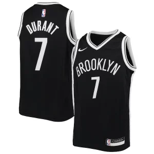 Original Sofisticado Hermoso Kevin Durant Brooklyn Nets Nike Youth Swingman Jersey Icon Edition Black