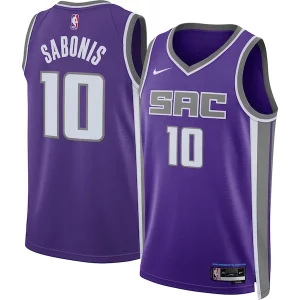 Moderno Exquisito Fantástico Domantas Sabonis Sacramento Kings Nike Unisex Swingman Jersey Icon Edition Purple