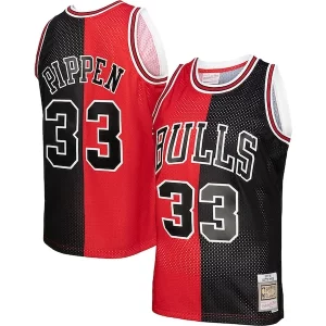 Ideal Moderno Comodo Scottie Pippen Chicago Bulls Big & Tall Hardwood Classics 1997/98 Split Swingman Jersey Red/Black