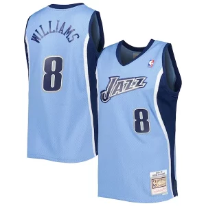 Chulo Original Deron Williams Utah Jazz 2001/02 Hardwood Classics Swingman Jersey Blue