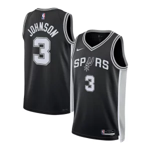 Chulo Genial Maravilloso Keldon Johnson San Antonio Spurs Nike Unisex Swingman Jersey Association Edition Black