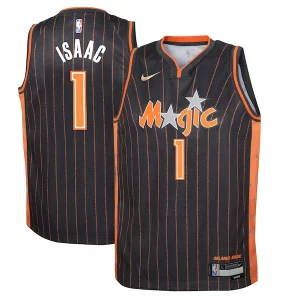 Increíble Versátil Jonathan Isaac Orlando Magic Nike Youth Swingman Jersey City Edition Anthracite