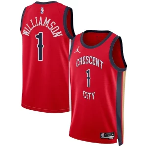 Exquisito Versátil Sofisticado Zion Williamson New Orleans Pelicans Jordan Brand Unisex Swingman Jersey Statement Edition Red