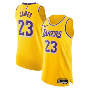 Delicioso LeBron James Los Angeles Lakers Nike Authentic Player Jersey Icon Edition Gold