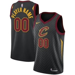 Encantador Comodo Atractivo Cleveland Cavaliers Nike Swingman Custom Jersey Black Statement Edition