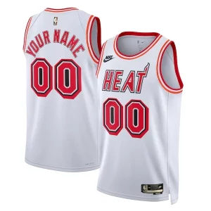 Sofisticado Moderno Versátil Miami Heat Nike Unisex 2022/23 Custom Swingman Jersey Classic Edition White