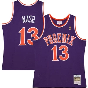 Práctico Ideal Steve Nash Phoenix Suns 2001/02 Hardwood Classics Swingman Jersey Purple/White