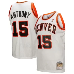 Perfecto Bonito Práctico Carmelo Anthony Denver Nuggets 2006/07 Swingman Jersey White