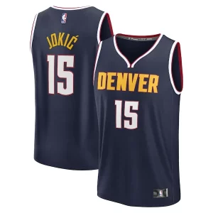 Maravilloso Genial Nikola Jokic Denver Nuggets Youth Fast Break Replica Player Jersey Icon Edition Navy