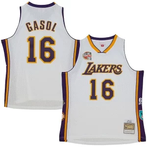 Elegante Estupendo Cool Pau Gasol Los Angeles Lakers Unisex Hall of Fame Class of 2023 Throwback Swingman Jersey White