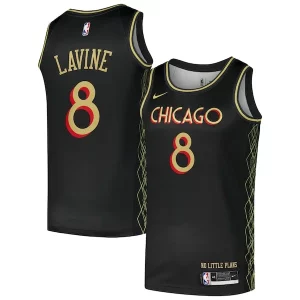 Bonito Práctico Zach LaVine Chicago Bulls Nike Swingman Player Jersey City Edition Black