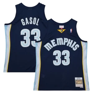 Duradero Marc Gasol Memphis Grizzlies 2008/09 Hardwood Classics Swingman Throwback Jersey Navy