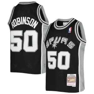 Genial David Robinson San Antonio Spurs Youth 1998/99 Hardwood Classics Swingman Jersey Black