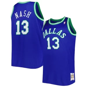 Maravilloso Duradero Fantástico Steve Nash Dallas Mavericks Big & Tall Hardwood Classics 1998/99 Swingman Jersey Blue