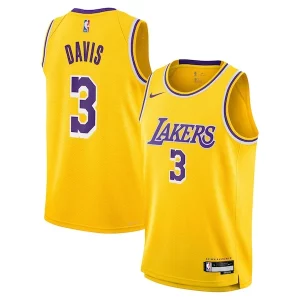 Perfecto Increíble Anthony Davis Los Angeles Lakers Nike Youth Swingman Jersey Icon Edition Gold