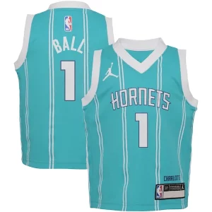 Bonito LaMelo Ball Charlotte Hornets Jordan Brand Toddler Swingman Player Jersey Icon Edition Teal