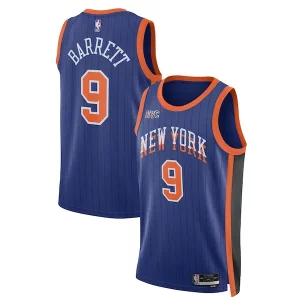 Fantástico Bonito RJ Barrett New York Knicks Nike Unisex 2023/24 Swingman Jersey Blue City Edition