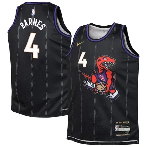 Exquisito Scottie Barnes Toronto Raptors Nike Youth 2024/25 Swingman Player Jersey City Edition Black
