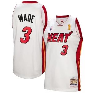 Fantástico Robusto Dwyane Wade Miami Heat 2005 06 Authentic Player Jersey White