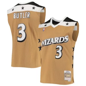 Resistente Comodo Caron Butler Washington Wizards 2001/02 Hardwood Classics Swingman Jersey Gold