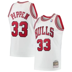 Lujoso Robusto Scottie Pippen Chicago Bulls Hardwood Classics Swingman Jersey White/Black